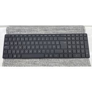 Microsoft Designer Bluetooth Keyboard Matte Black Model 1678 Wireless Tested